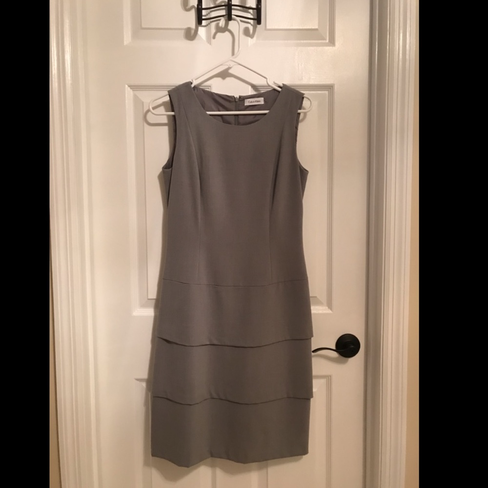 Calvin Klein grey dress